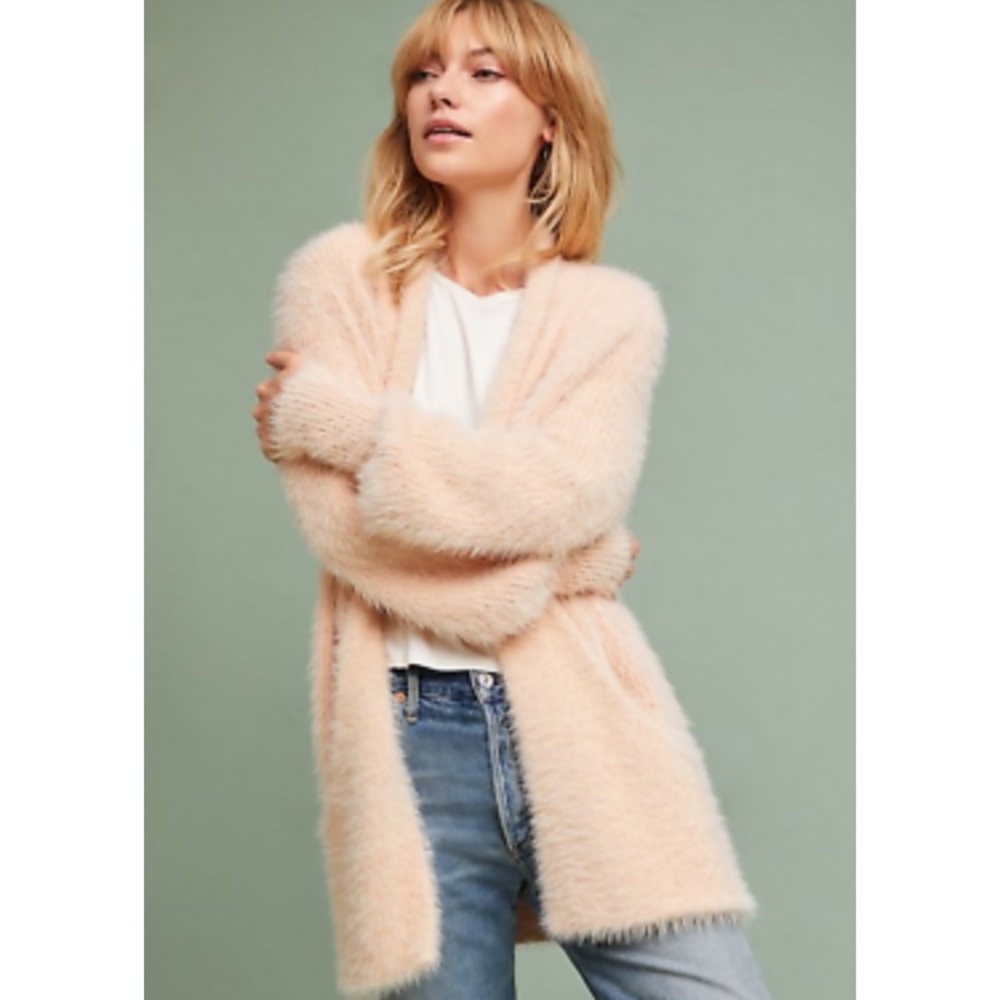 Anthropologie Eyelash Cardigan